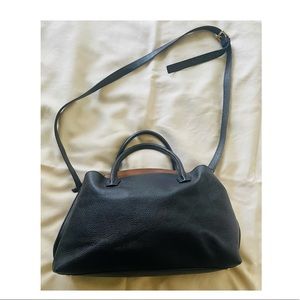 IACUCCI Black Italian Leather Handbag
